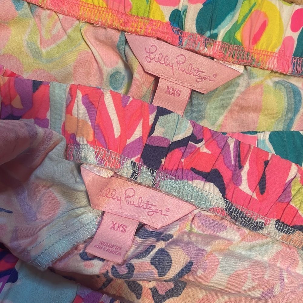 •LILLY PULITZER• KYA SHORTS IN SIZE XXS... HAS RUFFLE HEM EUC BUNDLE OF 2 - Picture 5 of 6